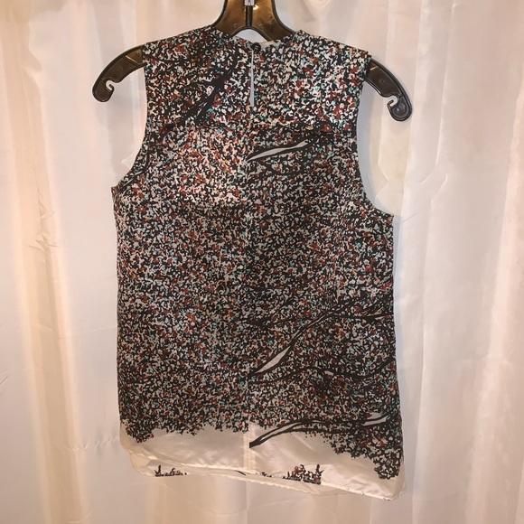authentic BALENCIAGA size 36 silk shell top - Picture 9 of 12